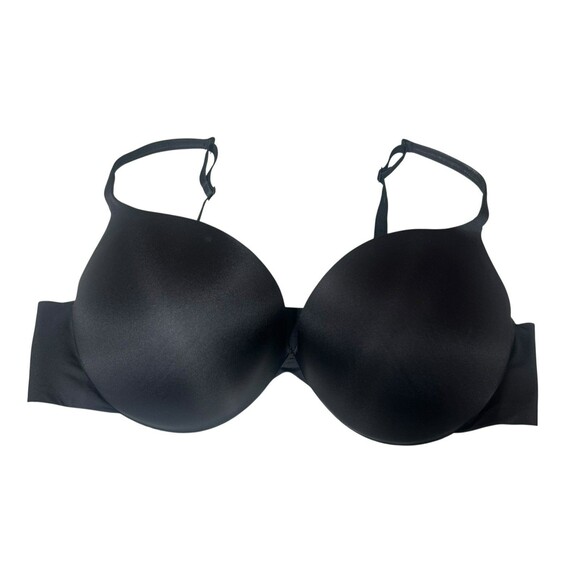 Skims Ultimate Teardrop Push-Up Plunge Bra 44C Black Seamless Lift & Smooth Fit - Picture 1 of 9